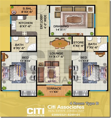 Royal-8-Icon-Apartments-Gulshan-e-Iqbal-Block-13-D-Karachi-Type-B1-832x1024