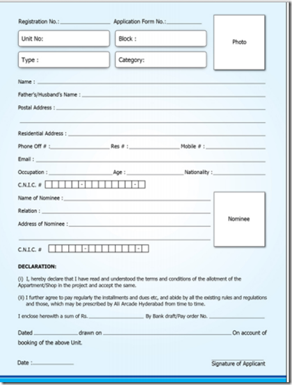 Application Form & Layout Plan Gulshan Model Town Phase 2 – Property Blog