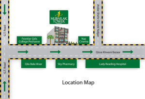 Location Map Mubarak Tower